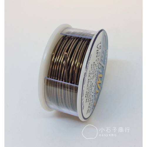 Beadsmith 藝術銅線 - 青古銅色 18G (一捲)