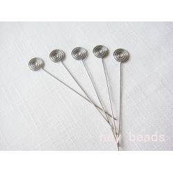 不銹鋼合金配件-棒棒糖造型針 (8入)