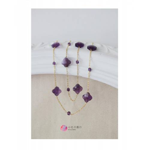 紫水晶-十字型切角13mm (10入)