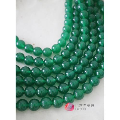 綠瑪瑙-10mm圓珠 (15入)
