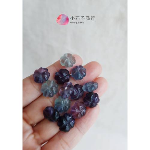 螢石-幸運草 12mm(A) (10入)