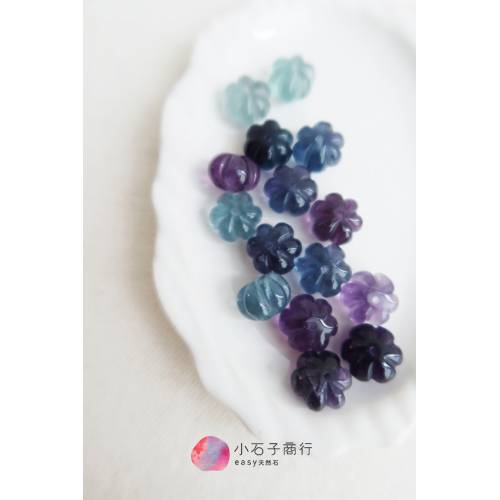 螢石-南瓜 8.5x12mm (1入)