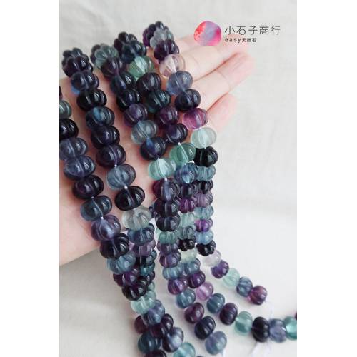 螢石-南瓜 8.5x12mm (1入)