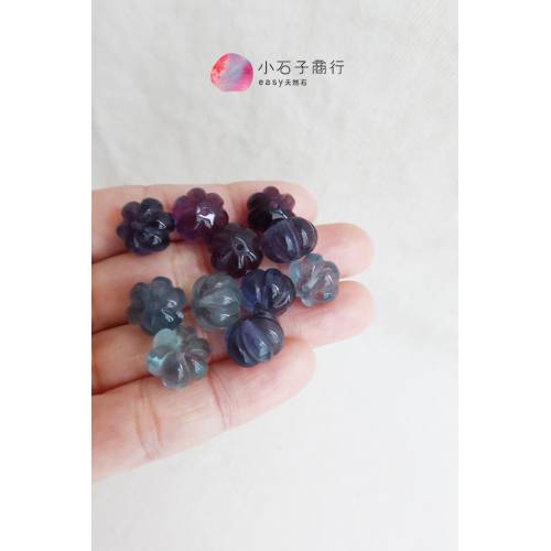 螢石-南瓜 8.5x12mm (1入)