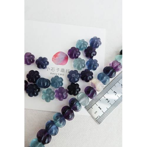 螢石-南瓜 8.5x12mm (1入)