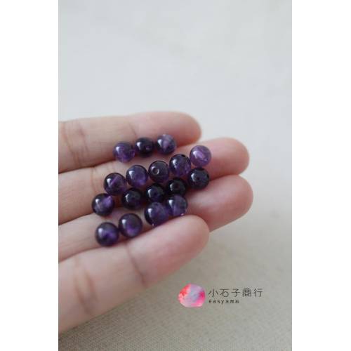 紫水晶-6mm 圓珠 (20入)