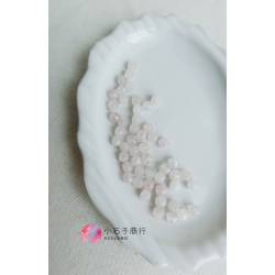 粉晶-方塊多面切角4.5mm (5入)
