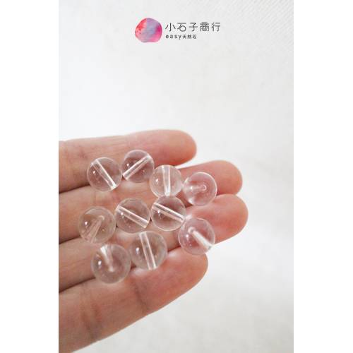 白水晶-10mm 圓珠 (15入)