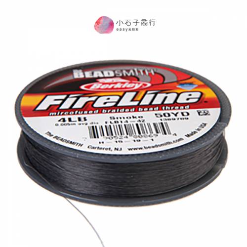 珠寶編織專用 火線 FireLine 4LB-灰色 (1入)